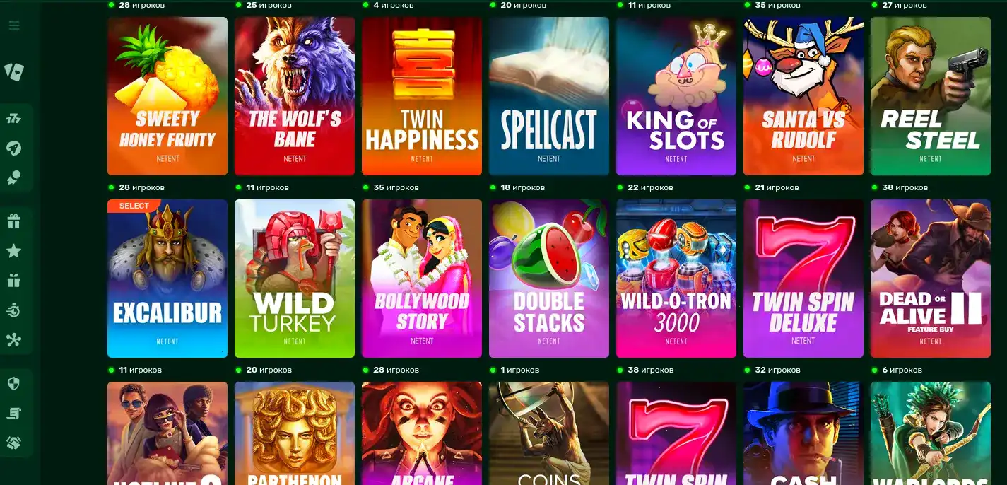 Слот-машины и интерфейс казино Ф1